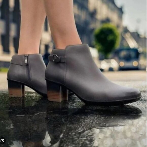 Dansko Perry Gray Waterproof Ankle Boots Size 41 - Picture 2 of 13